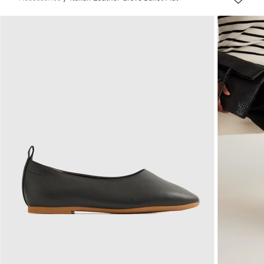 Quince Italian Leather Glove Ballet Flats
